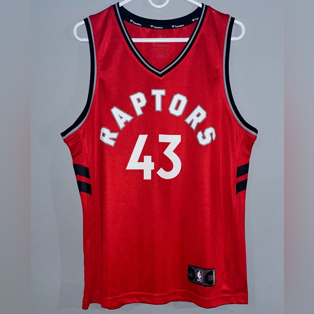 Pascal Siakam Men’s Medium Red Toronto Raptors NBA Basketball Jersey NBA CHAMPS - Picture 2 of 11